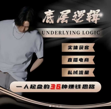 一个人起盘的底层逻辑,私域流量-直播电商-实体获客,一人起盘的36种賺钱思路-来友网创