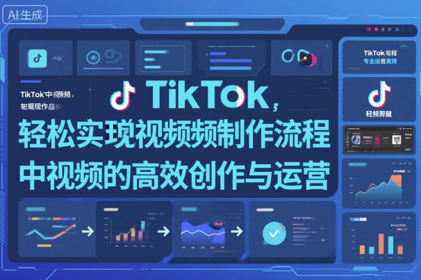 TikTok中视频制做流程,轻松实现Tk中视频的高效创作与运营-来友网创