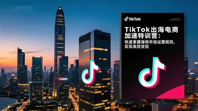 (16535期)TikTok出海电商加速特训营:快速掌握海外市场运营规则,实现高效变现-来友网创