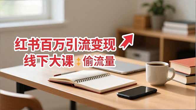 (16661期)小红书百万引流变现-11月线下大课:分享从0到百万引流路径,手把手教偷流量、拿结果-来友网创