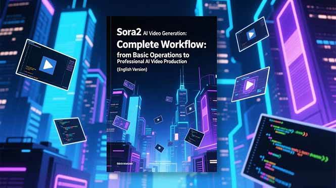 (16758期)Sora2 AI视频生成的系统教程(英文版):从基础操作到专业级AI视频制作的完整工作流-来友网创