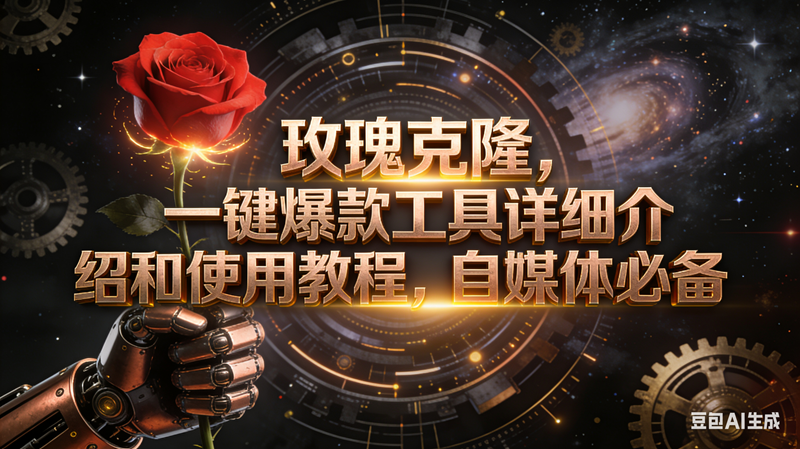 (16792期)玫瑰克隆工具,自媒体必备,一键爆款工具详细介绍和使用教程-来友网创