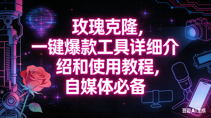 (16811期)玫瑰克隆工具,自媒体必备神器,一键爆款,详细介绍和使用教程-来友网创