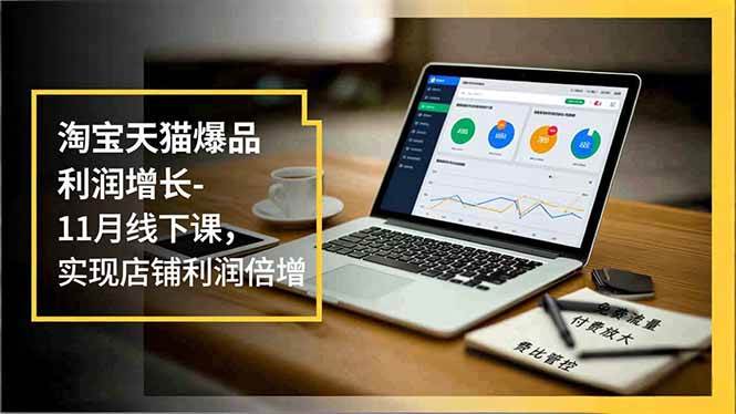 (16824期)淘宝天猫爆品利润增长-11月线下课,免费流量、付费放大、费比管控,实现店铺利润倍增-来友网创