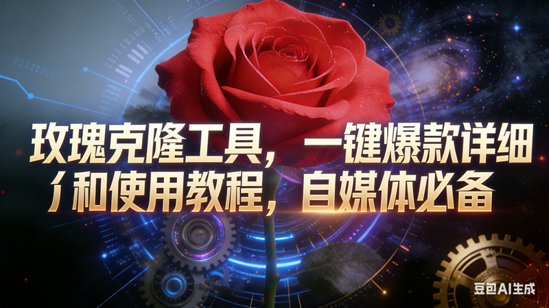 (16837期)玫瑰克隆工具,鲁大魔ai,自媒体必备神器,一键爆款,详细介绍,和使用教程-来友网创
