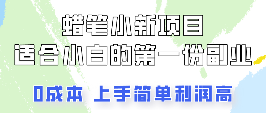 蜡笔小新项目拆解，0投入，0成本，小白一个月也能多赚3000+-来友网创