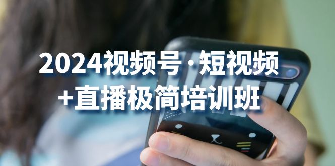 2024视频号短视频+直播极简培训班：抓住视频号风口，流量红利-来友网创