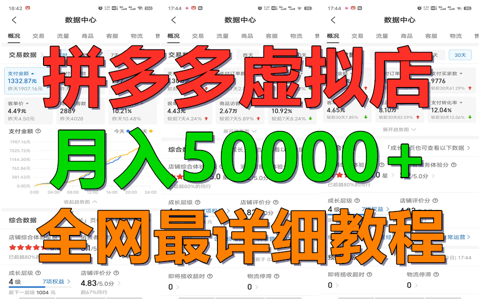 拼多多虚拟电商训练营月入50000+你也行，暴利稳定长久，副业首选-来友网创