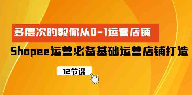 （9993期）Shopee-运营必备基础运营店铺打造，多层次的教你从0-1运营店铺-来友网创