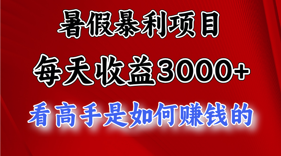 暑假暴力项目 1天收益3000+，视频号，快手，不露脸直播.次日结算-来友网创