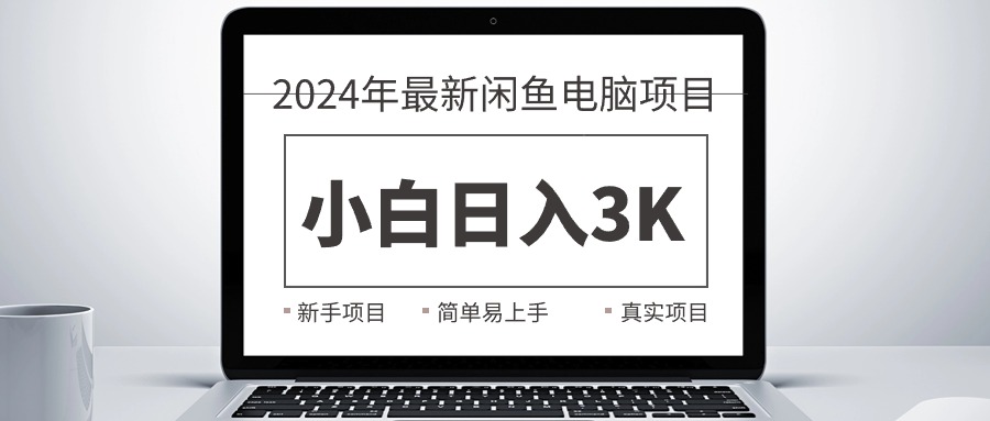 （10846期）2024最新闲鱼卖电脑项目，新手小白日入3K+，最真实的项目教学-来友网创