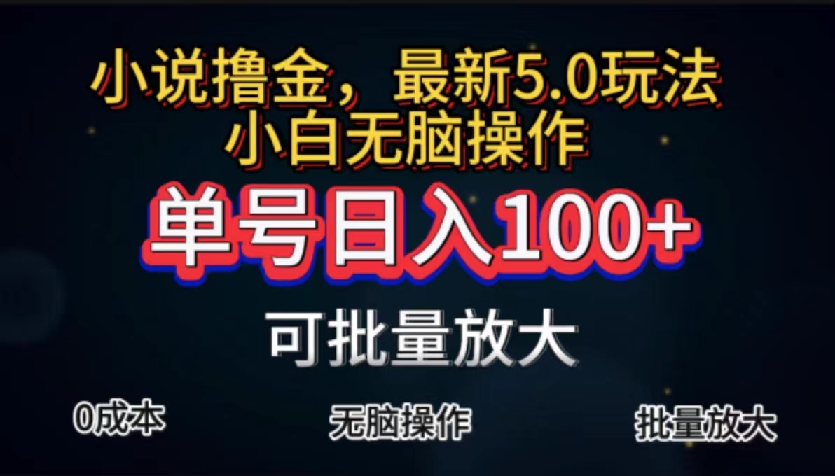 （11651期）全自动小说撸金，单号日入100+小白轻松上手，无脑操作-来友网创