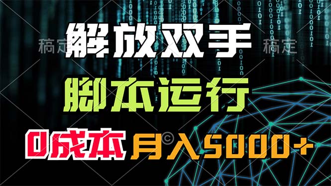 （11721期）解放双手，脚本运行，0成本月入5000+-来友网创