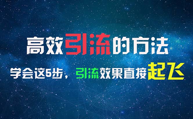 （11776期）高效引流的方法，可以帮助你日引300+创业粉，一年轻松收入30万，比打工强-来友网创