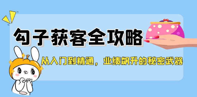 从入门到精通，勾子获客全攻略，业绩飙升的秘密武器-来友网创