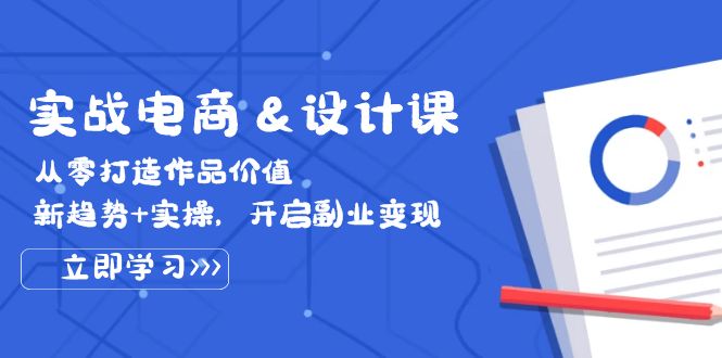 （12654期）实战电商&设计课， 从零打造作品价值，新趋势+实操，开启副业变现-来友网创