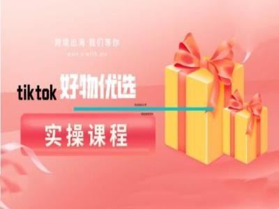 tiktok好物优选实操课程，好物分享操作技巧-来友网创