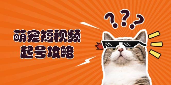 （13135期）萌宠-短视频起号攻略：定位搭建推流全解析，助力新手轻松打造爆款-来友网创