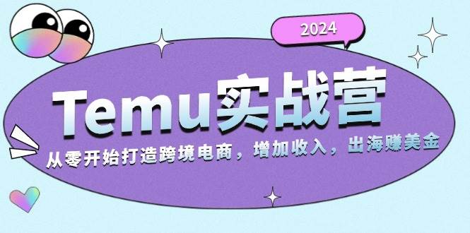 （13266期）2024Temu实战营：从零开始打造跨境电商，增加收入，出海赚美金-来友网创