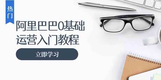 阿里巴巴运营零基础入门教程：涵盖开店、运营、推广，快速成为电商高手-来友网创