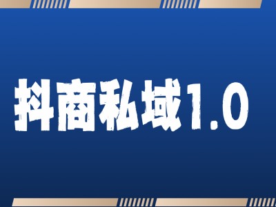 抖商服务私域1.0，抖音引流获客详细教学-来友网创