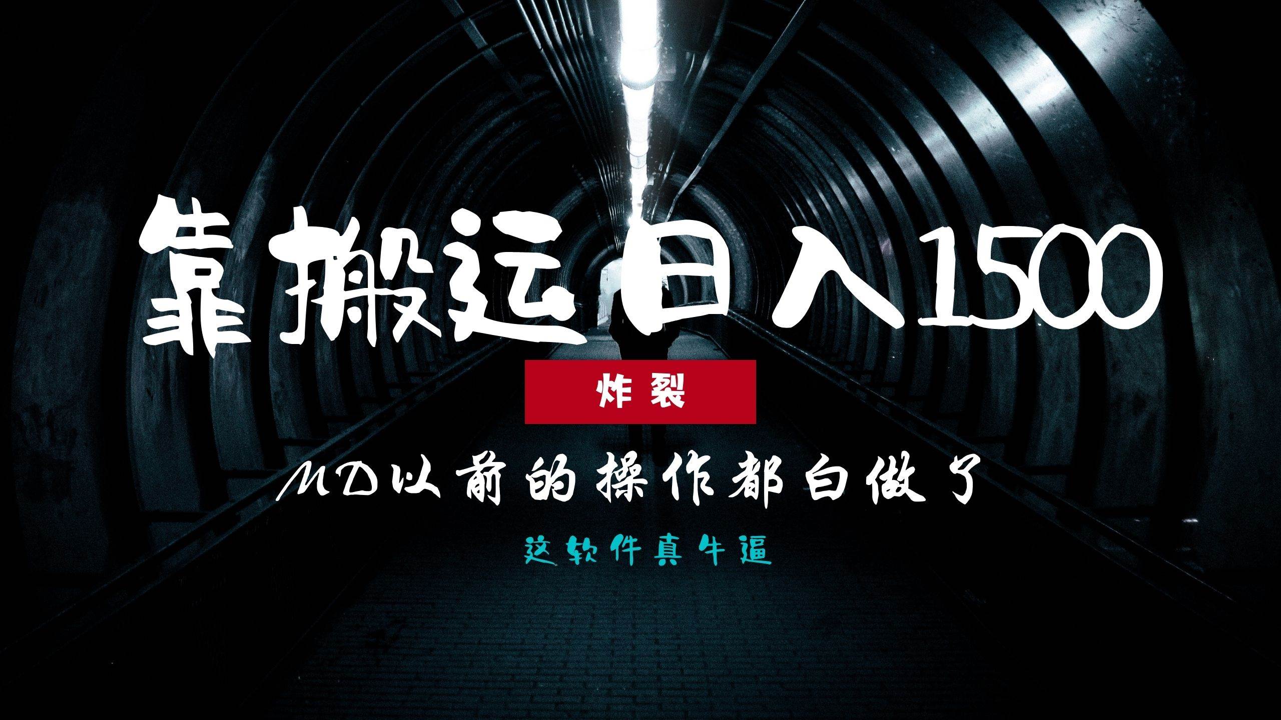 （13568期）炸裂！0基础搬运也能批量日赚1500+，以前的操作都白做了！-来友网创