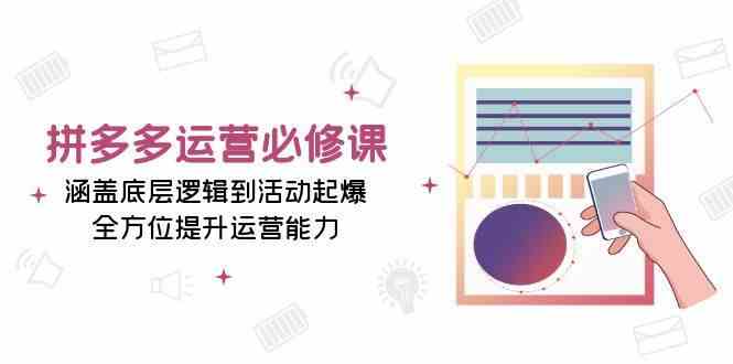 拼多多运营必修课：涵盖底层逻辑到活动起爆，全方位提升运营能力-来友网创