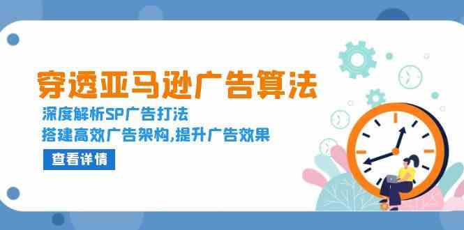 穿透亚马逊广告算法，深度解析SP广告打法，搭建高效广告架构,提升广告效果-来友网创