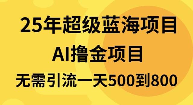 （13746期）25年超级蓝海项目一天800+，半搬砖项目，不需要引流-来友网创