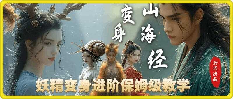 云天AI山海经变身视频教程，妖精变身进阶保姆级教学-来友网创