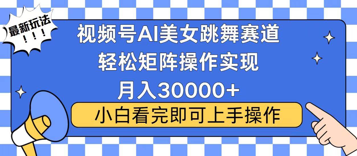 （13813期）视频号蓝海赛道玩法，当天起号，拉爆流量收益，小白也能轻松月入30000+-来友网创