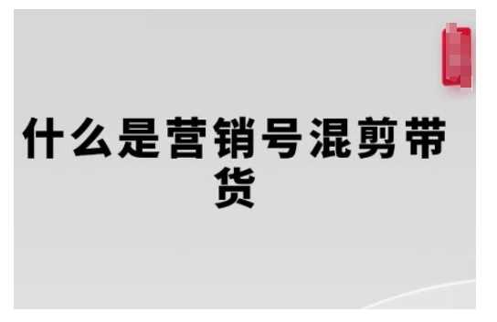 营销号混剪带货，从内容创作到流量变现的全流程，教你用营销号形式做混剪带货-来友网创