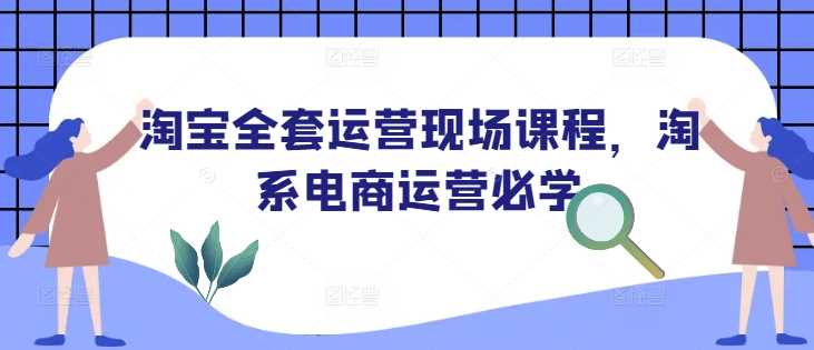 淘宝全套运营现场课程，淘系电商运营必学-来友网创