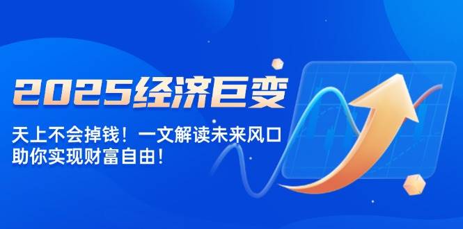 （14115期）2025经济巨变，天上不会掉钱！一文解读未来风口，助你实现财富自由！-来友网创