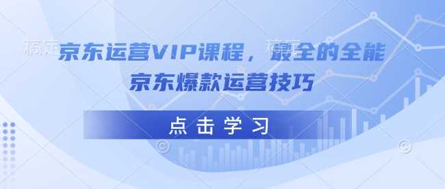 京东运营VIP课程，最全的全能京东爆款运营技巧-来友网创