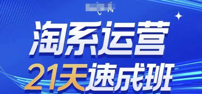 淘系运营21天速成班(更新25年2月)，0基础轻松搞定淘系运营，不做假把式-来友网创