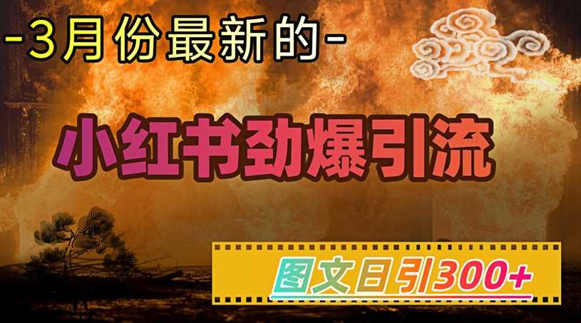 小红书超劲爆引流手段，图文日引300+轻松变现1W-来友网创