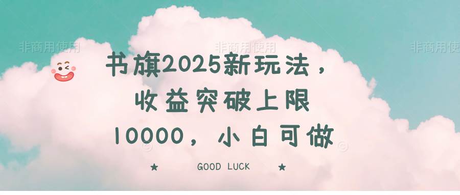 （14519期）书旗2025新玩法，收益突破上限10000，小白可做-来友网创