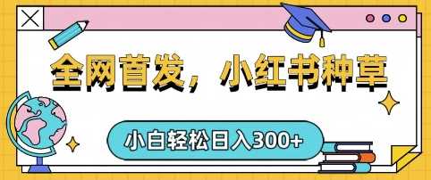 小红书种草，手机项目，日入3张，复制黏贴即可，可矩阵操作，动手不动脑【揭秘】-来友网创