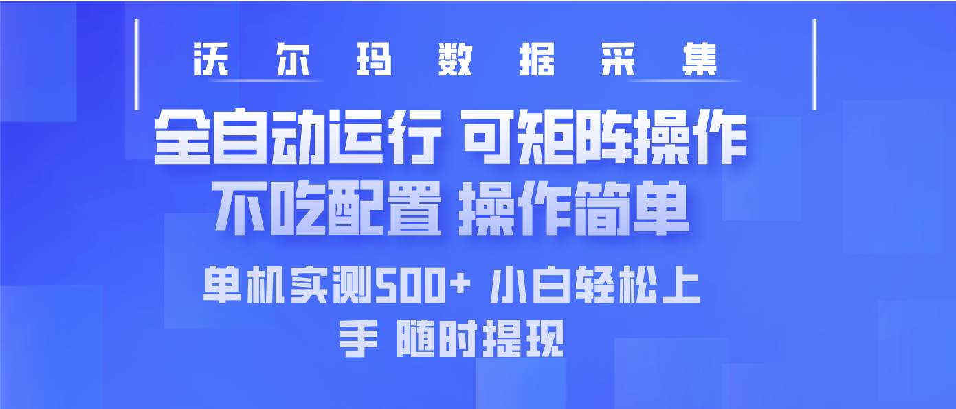 （14560期）最新沃尔玛平台采集 全自动运行 可矩阵单机实测500+ 操作简单-来友网创