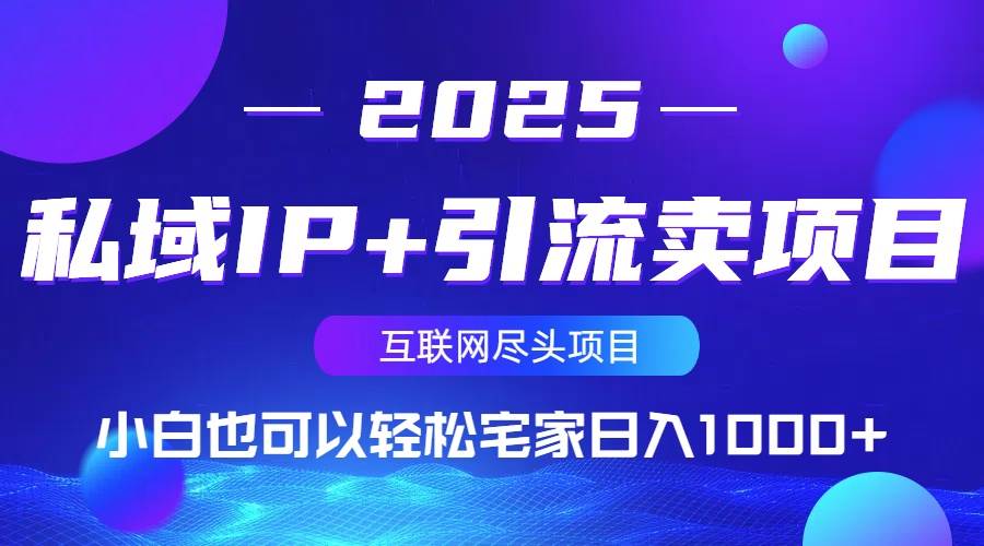 （14151期）私域IP+引流卖项目，小白也可以做到轻松宅家日入1000+-来友网创