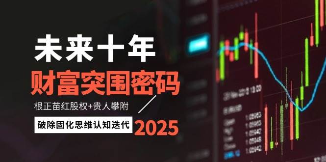 （14679期）未来十年财富突围密码：根正苗红股权+贵人攀附，破除固化思维认知迭代-来友网创