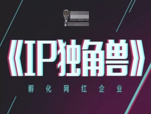 IP独角兽，孵化网红企业，ip教程-来友网创