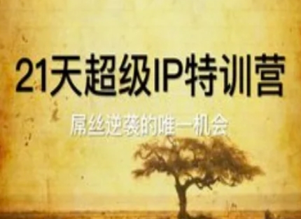 21天超级IP特训营，屌丝逆袭的唯一机会-来友网创