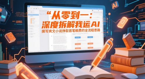 从零到一：深度拆解我运用AI撰写爽文小说挣取首笔稿费的全流程思路-来友网创