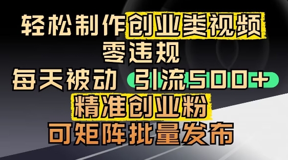 抖音引流创业粉，几分钟一个视频，非常暴力，小白直接可上手操作-来友网创