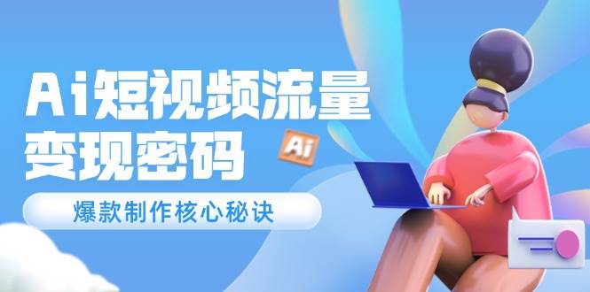 （14875期）Ai短视频流量密码，爆款制作核心秘诀，120万案例深度解析-来友网创