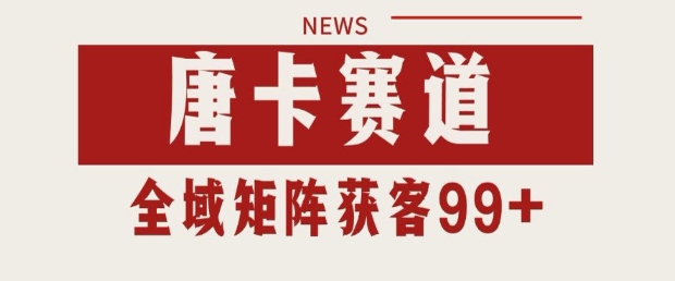 小红书某音唐卡赛道引流获客 自热矩阵日引200+【揭秘】-来友网创