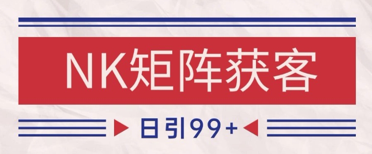 小红书某音NK赛道引流获客 自热矩阵日引200+【揭秘】-来友网创