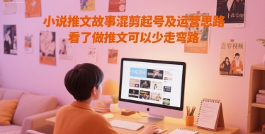 小说推文故事混剪起号及运营思路，看了做推文可以少走弯路-来友网创